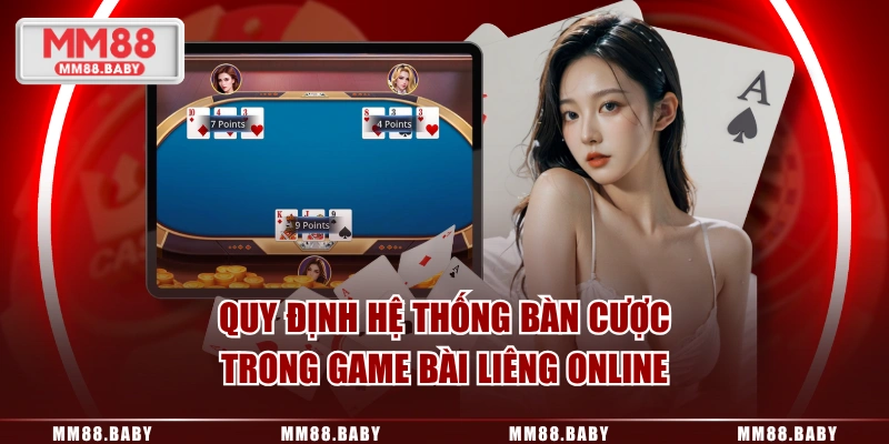 Quy định hệ thống bàn cược trong game bài liêng online