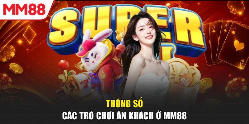 Thông số các trò chơi ăn khách ở MM88